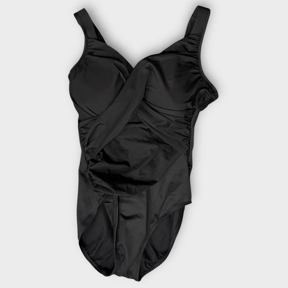 Miraclesuit Rock Solid Revele One-Piece Swimsuit Size US/12 - Picture 5 of 11